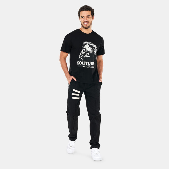 Tee Library Men's Supima Straight Hem T-Shirt Beige image number 2