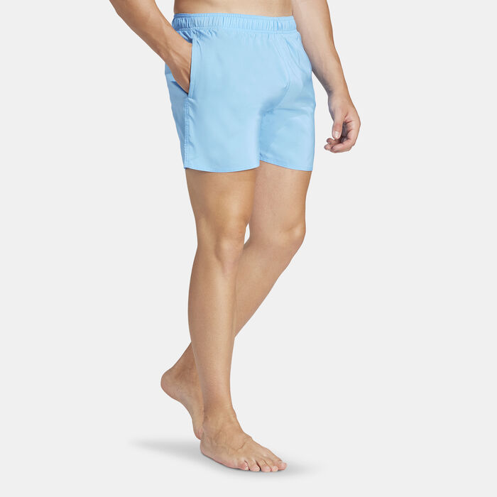 adidas Men's Solid CLX Swim Shorts Blue adidas Men's Solid CLX Swim Shorts Blue image number 2