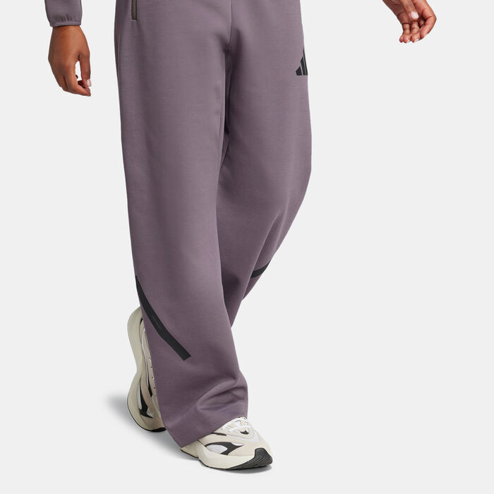adidas Women's Z.N.E. Barrel Track Pants Grey adidas Women's Z.N.E. Barrel Track Pants Grey image number 2