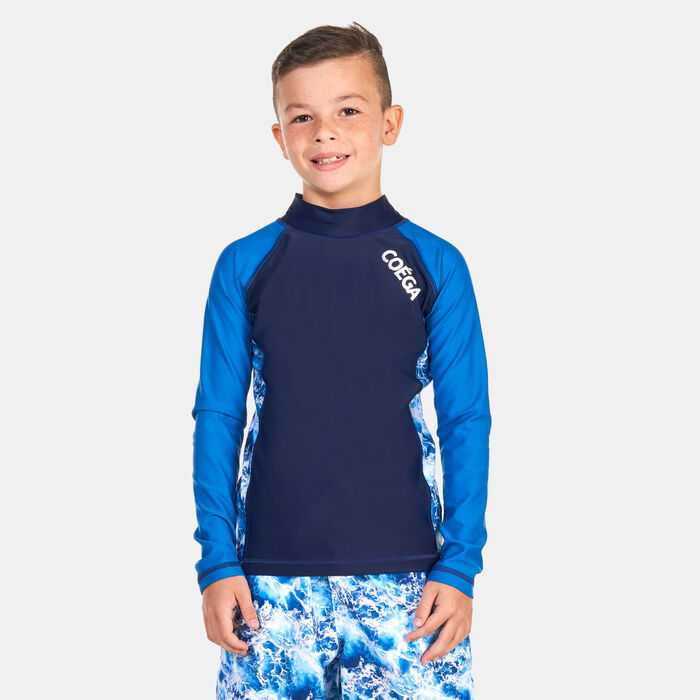 COEGA Kids' Long Sleeve Rashguard Blue image number 0