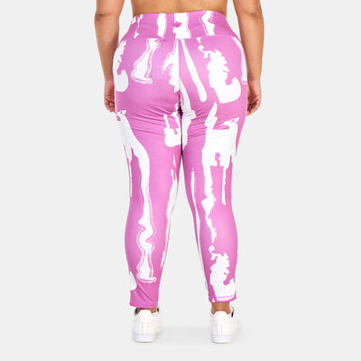 adidas Originals Women's 7/8 Leggings (Plus Size) Pink