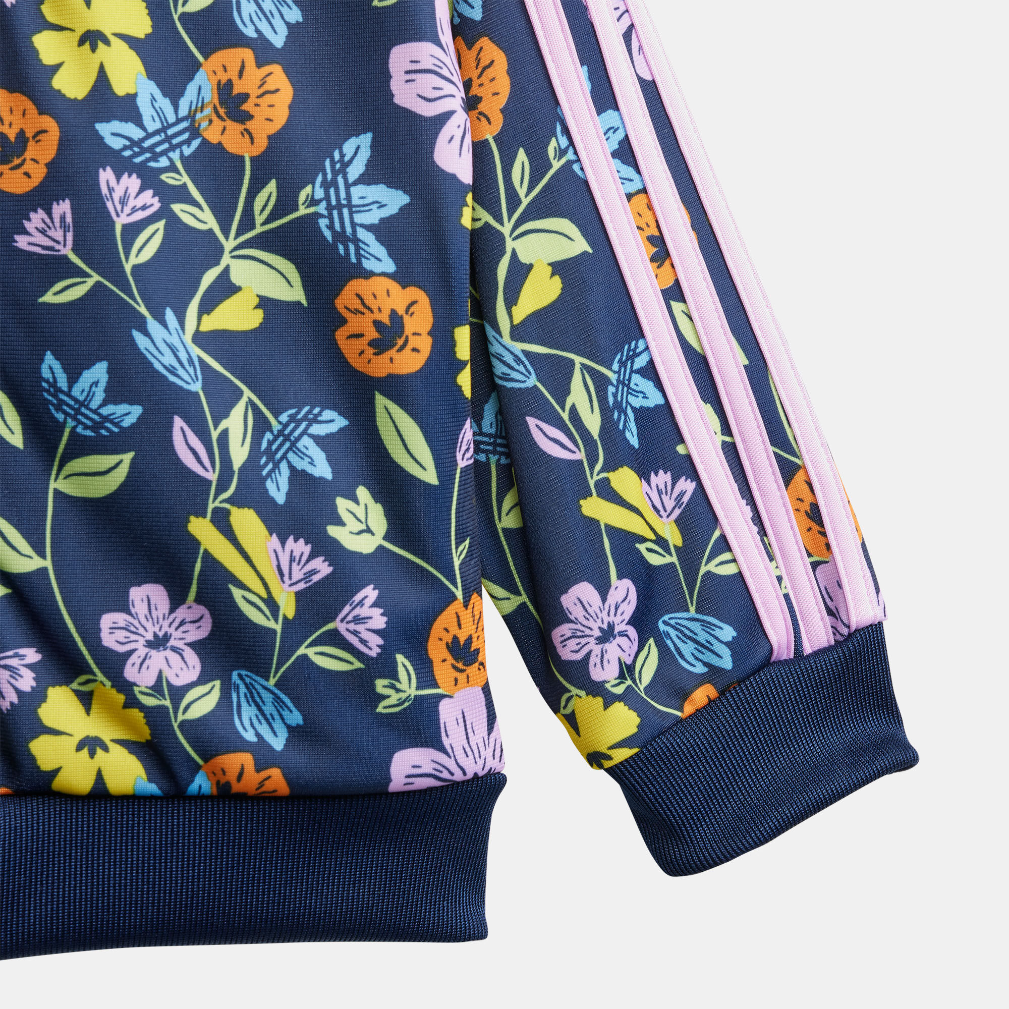 Floral print adidas tracksuit hotsell