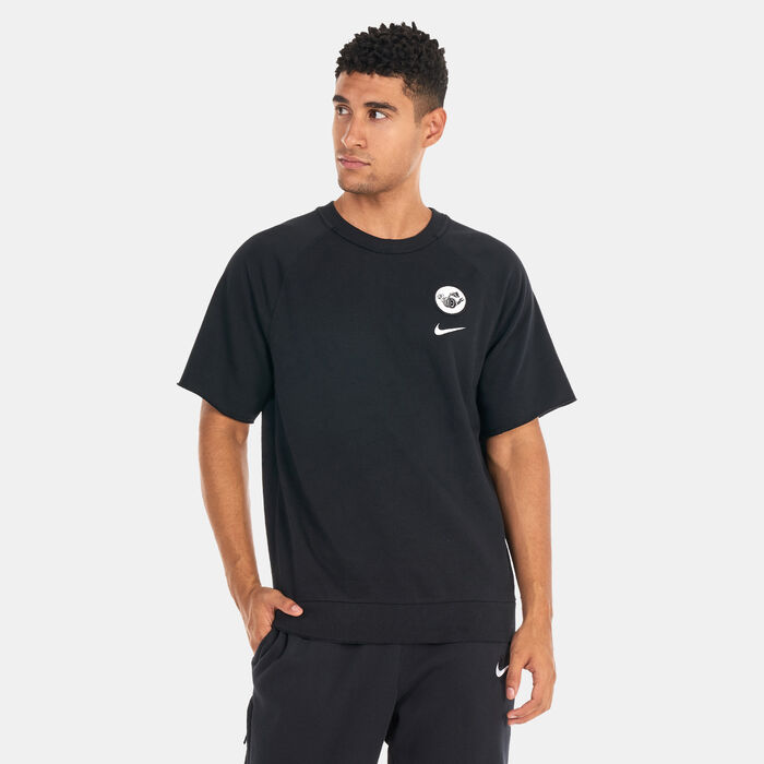 Nike Men's Dri-FIT Fitness Crew T-Shirt Black image number 0