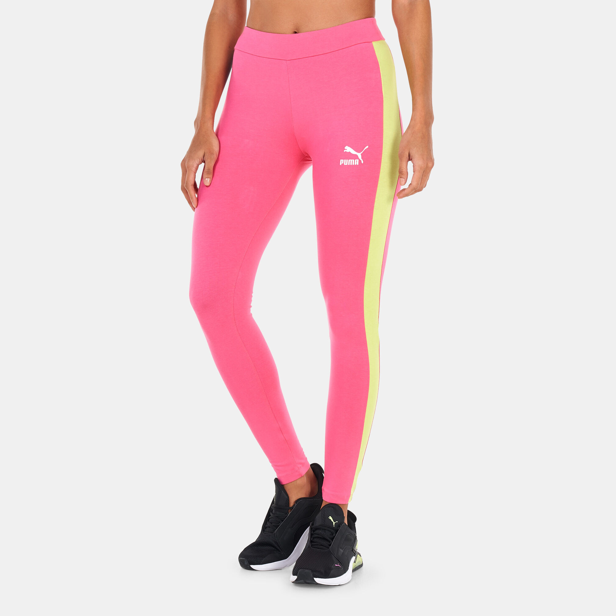 Women s T7 Leggings Block Leggings Pink PUMA in KSA SSS