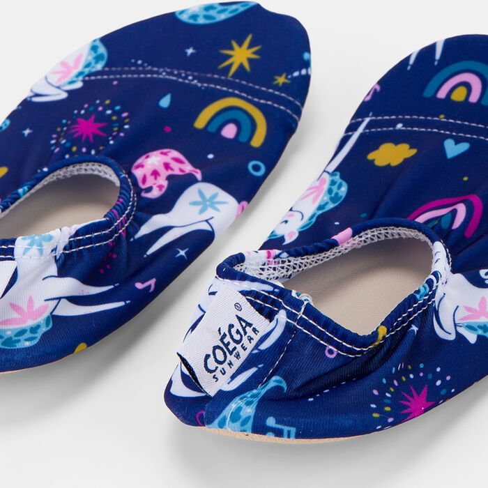 COEGA Kids' Pool and Beach Slip-On Shoes Purple image number 2