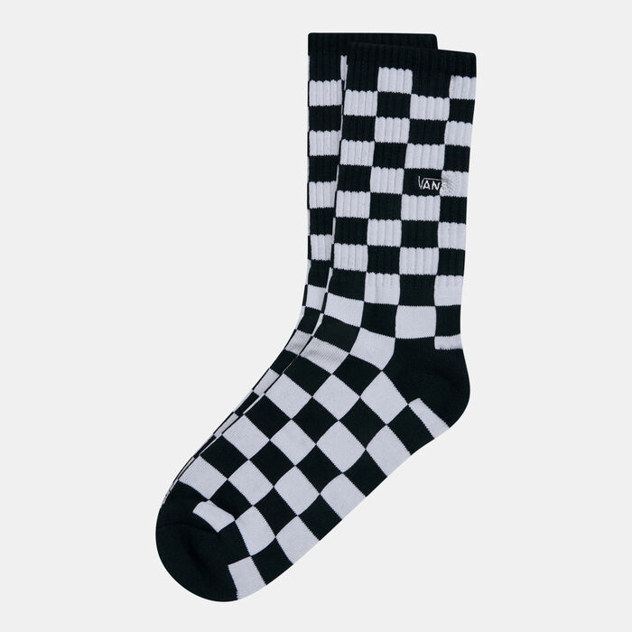 Vans Checkerboard Crew II Socks Black Vans Checkerboard Crew II Socks Black image number 0