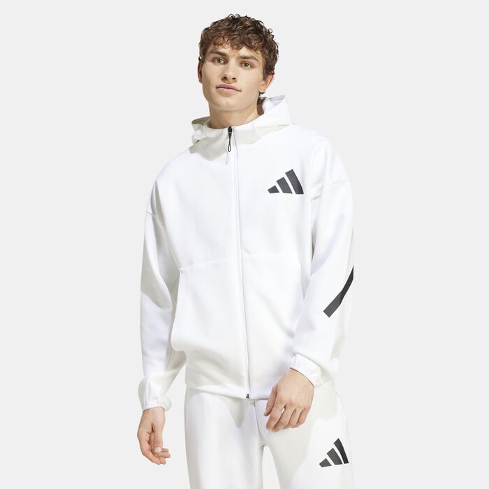 adidas Men's Z.N.E. Track Jacket White adidas Men's Z.N.E. Track Jacket White image number 0