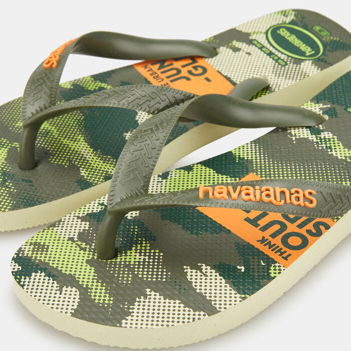 Havaianas Men's Top Camu Flip Flops Green Havaianas Men's Top Camu Flip Flops Green image number 2