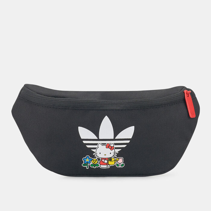 adidas Originals Kids' x Hello Kitty Waist Bag Black image number 0