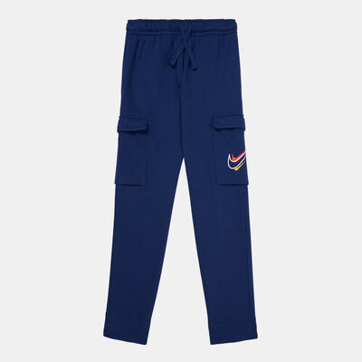 Nike Kids' Sportswear Fleece Cargo Trousers (Older Kids) Blue
