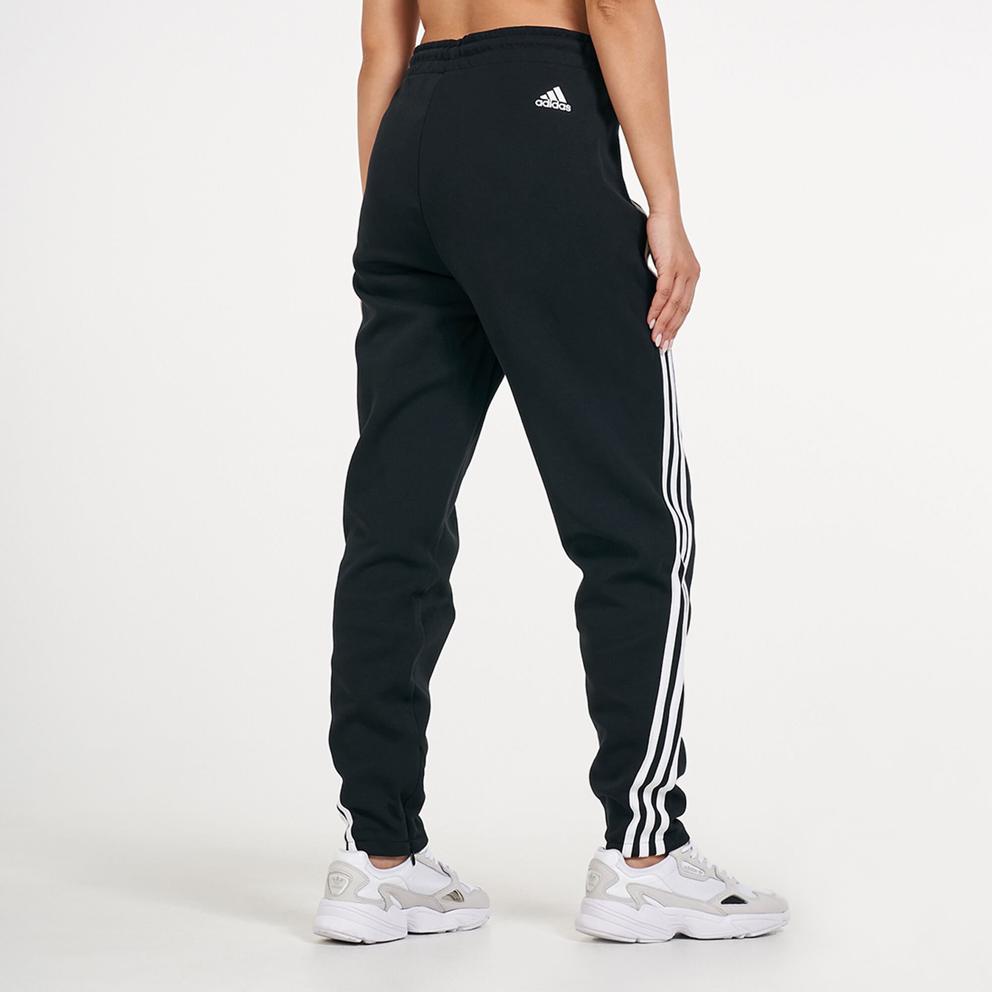 adidas Slim-fit Trefoil Essentials Zip-pocket Jogger Pants in Black for Men  | Lyst Canada