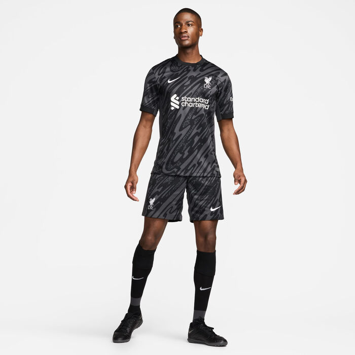 Nike Men's Liverpool FC 24/25 Goalkeeper Replica Football Shorts Black Nike Men's Liverpool FC 24/25 Goalkeeper Replica Football Shorts Black image number 2