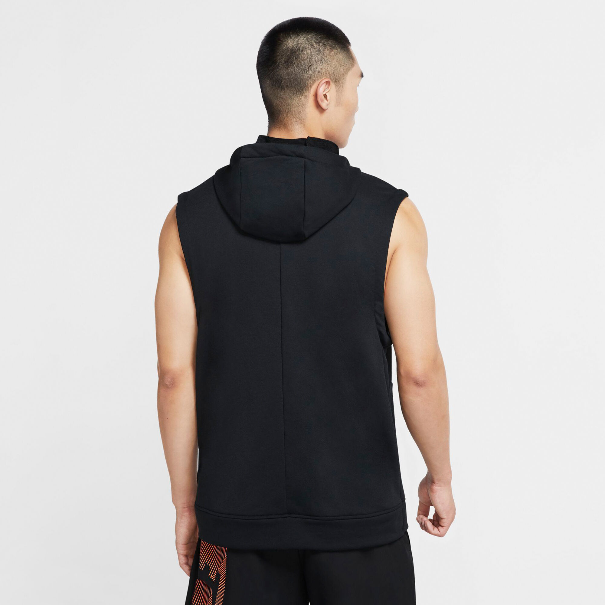 Buy Nike Men s Dri FIT LV Swoosh Sleeveless Training Hoodie Black