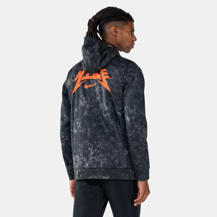 Nike Men's Therma-FIT Fleece Hoodie Green image number 1