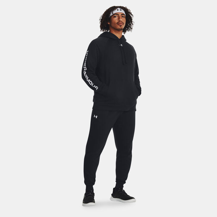 Under Armour Men's Rival Fleece Hoodie and Pants Set Black image number 0