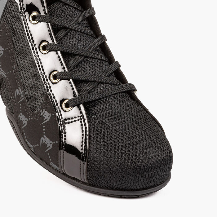 Venum Men's Elite Evo Monogram Boxing Shoe Black Venum Men's Elite Evo Monogram Boxing Shoe Black image number 2