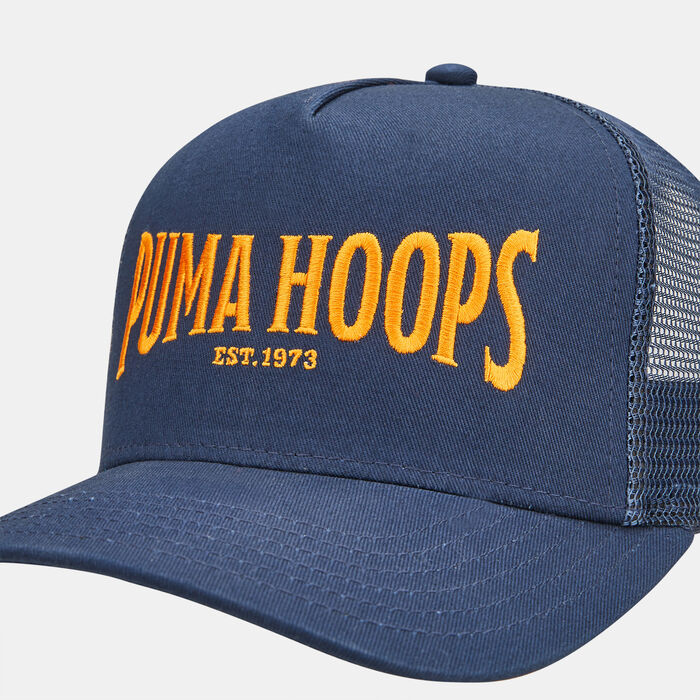 PUMA Basketball Graphic Trucker Cap Blue PUMA Basketball Graphic Trucker Cap Blue image number 2