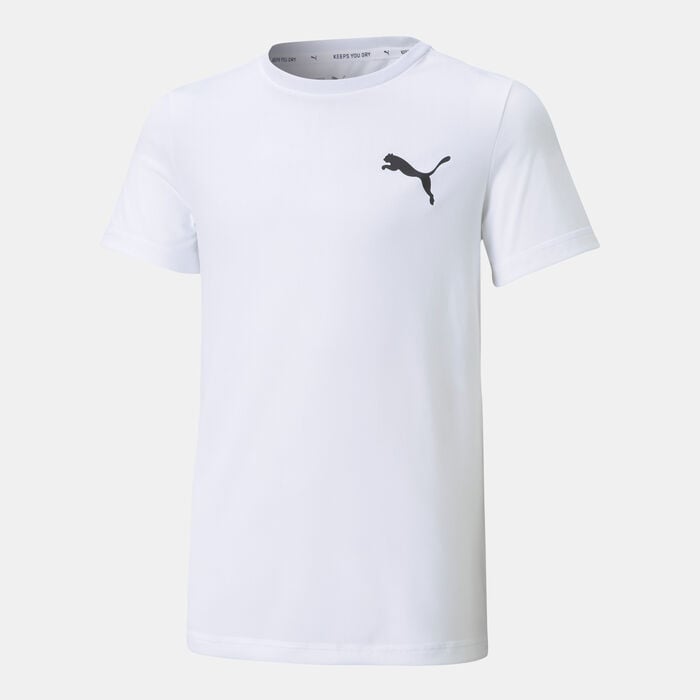 PUMA Kids' Active Logo T-Shirt White PUMA Kids' Active Logo T-Shirt White image number 0