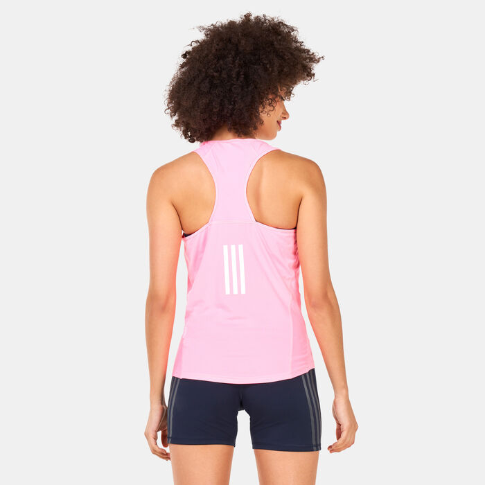 adidas Women’s Own The Run Running Tank Top Pink image number 1