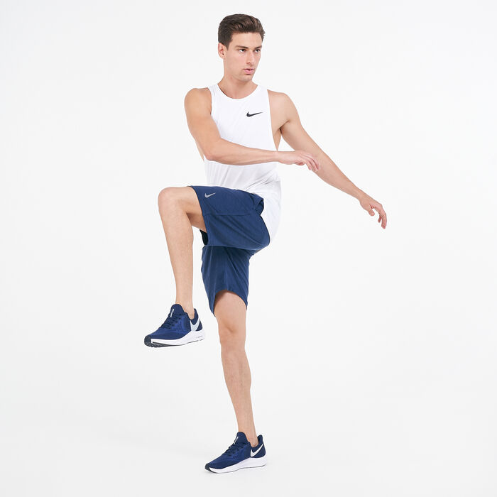 Nike Men's Yoga Dri-FIT Shorts Blue Nike Men's Yoga Dri-FIT Shorts Blue image number 2