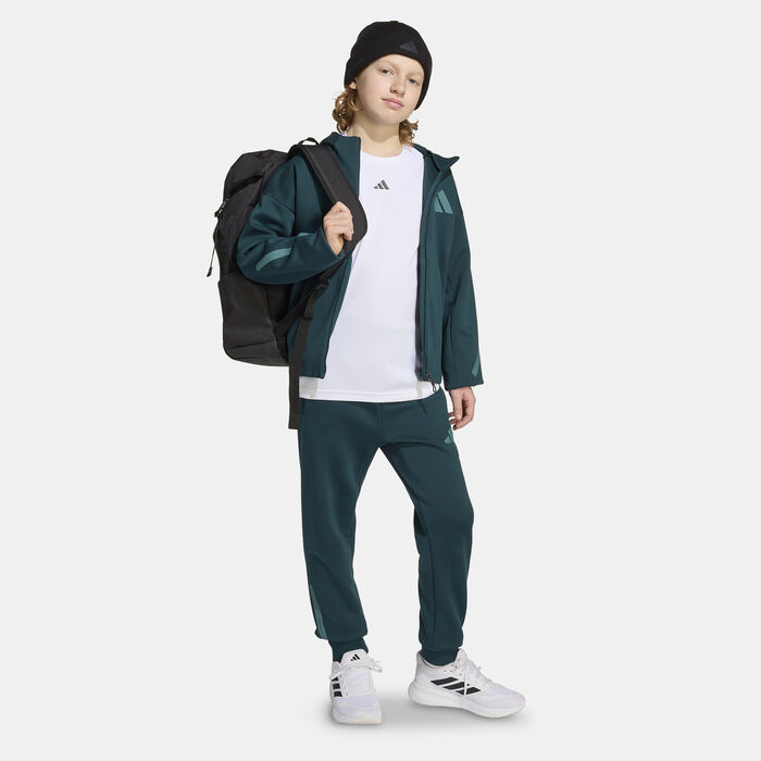 adidas Kids' Z.N.E. Hoodie Green adidas Kids' Z.N.E. Hoodie Green image number 2