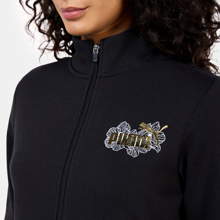 PUMA Women's Essentials+ Class Act Track Jacket Black PUMA Women's Essentials+ Class Act Track Jacket Black image number 3