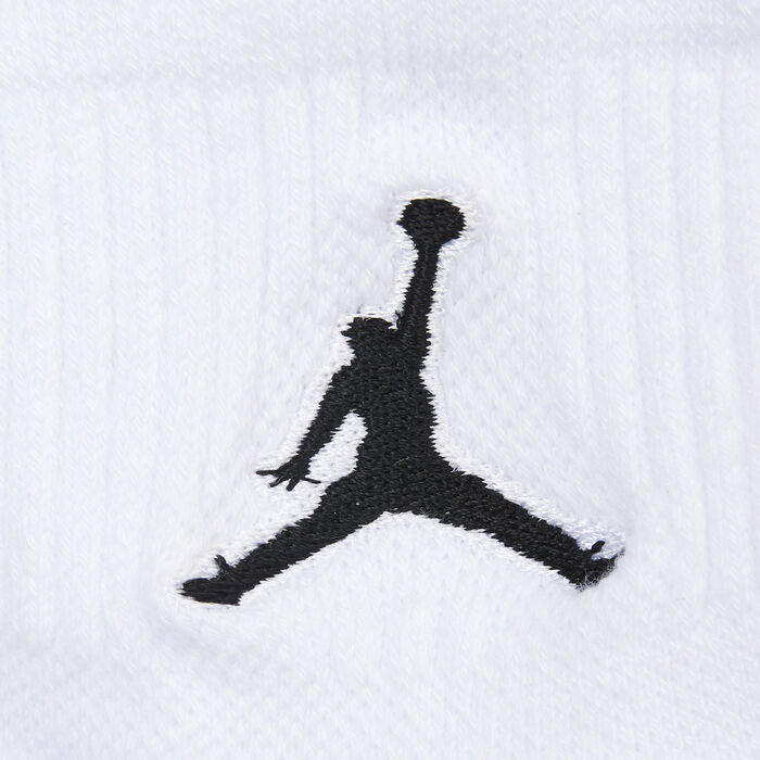 Jordan Jumpman Quarter Socks (3-Pack) White Jordan Jumpman Quarter Socks (3-Pack) White image number 1