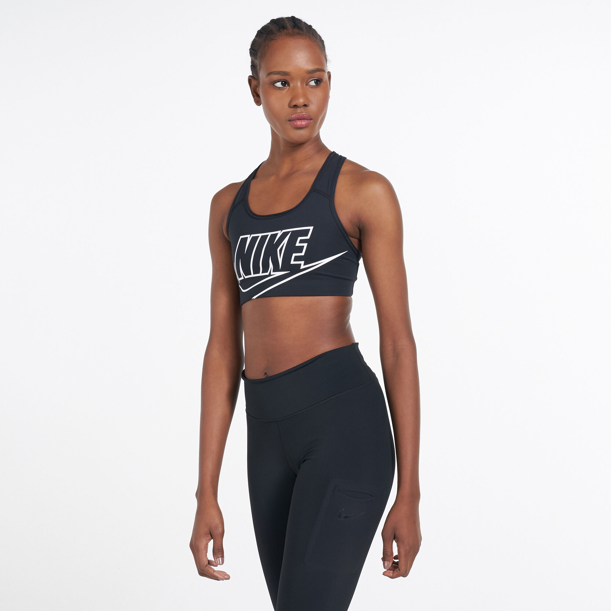 Nike Training Futura bra in black