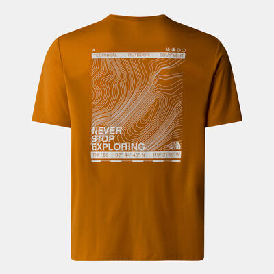 The North Face Men's Topographic Foundation T-Shirt Brown