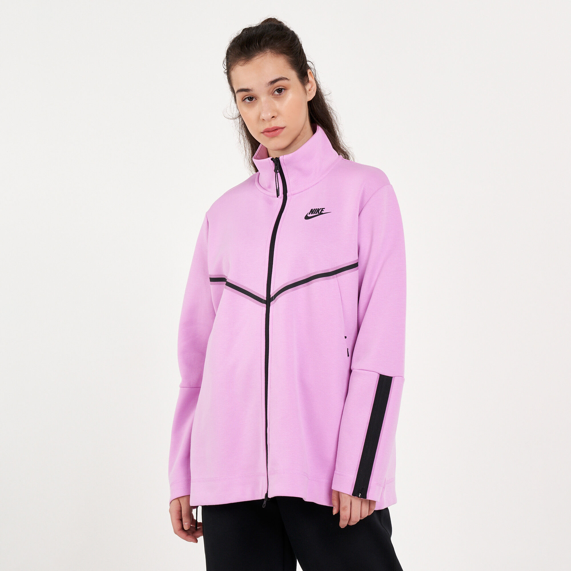 Nike lightweight fleece best sale jacket