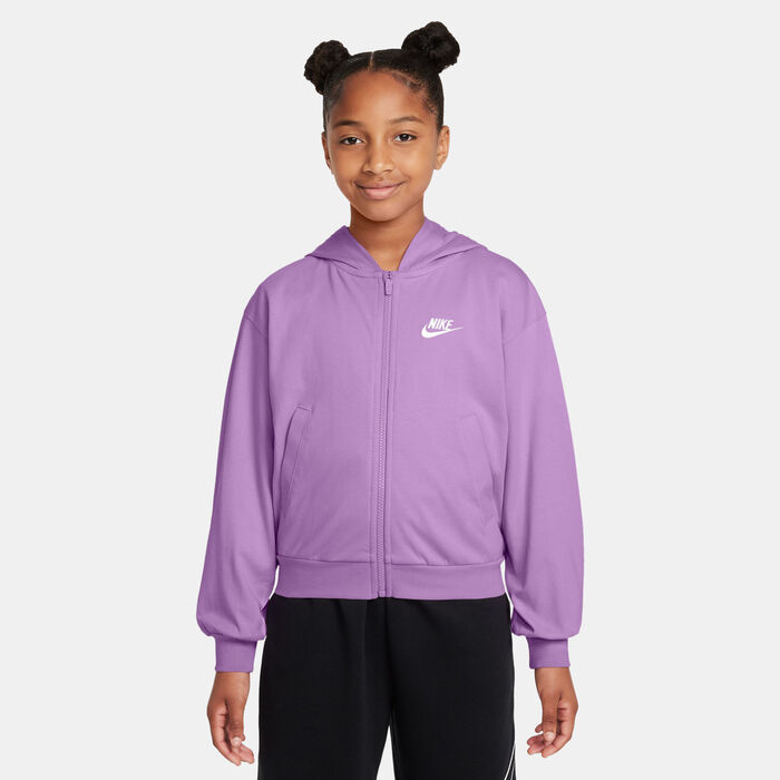 Nike Kids' Sportswear Full-Zip Hoodie Pink image number 0