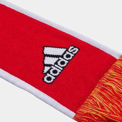 adidas Men's Manchester United Scarf Red