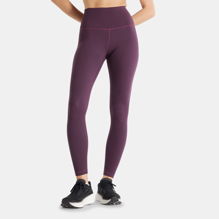 New Balance Women's Ribbed Leggings Brown image number 0