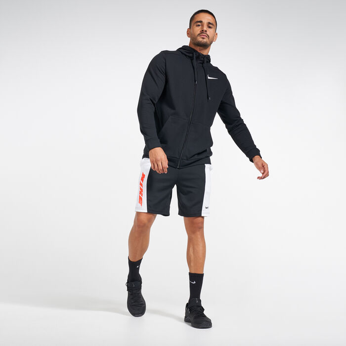 Nike Men's Dry Dri-FIT Fitness Full-Zip Hoodie Black Nike Men's Dry Dri-FIT Fitness Full-Zip Hoodie Black image number 2