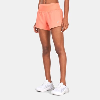ASICS Women's Road 3.5 Inch Shorts Multi-Color ASICS Women's Road 3.5 Inch Shorts Multi-Color