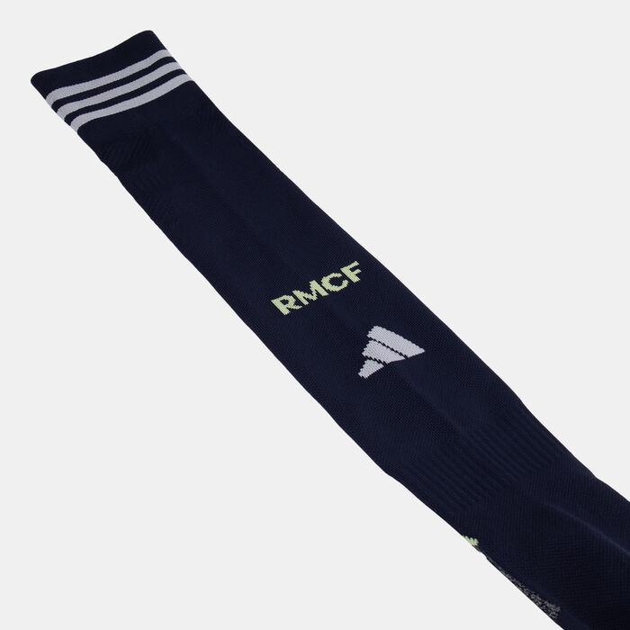 adidas Men's Real Madrid 25/26 Away Replica Over-The-Calf Football Socks Blue adidas Men's Real Madrid 25/26 Away Replica Over-The-Calf Football Socks Blue image number 3