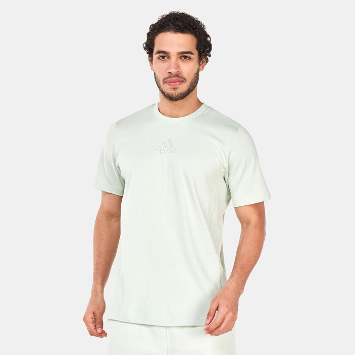adidas Men's Studio Lounge T-Shirt Green image number 0