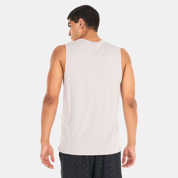 Nike Men's Dri-FIT Vintage Muscle Graphic Tank Top Grey Nike Men's Dri-FIT Vintage Muscle Graphic Tank Top Grey image number 1