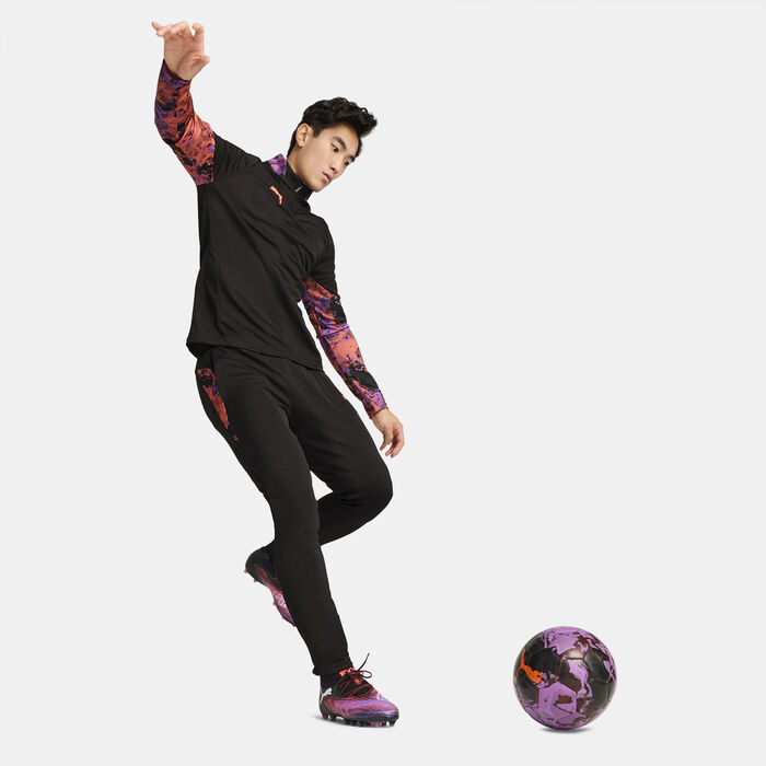 PUMA Men's individualCUP 1/4-Zip Football Top Black image number 2