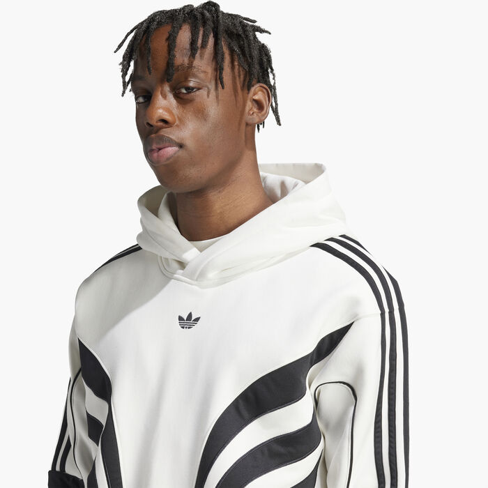 adidas Originals Men's Q3 Atlanta Hooded Sweatshirt White adidas Originals Men's Q3 Atlanta Hooded Sweatshirt White image number 3