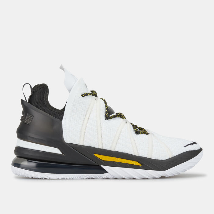 Nike Men's LeBron 18 Basketball Shoe White Nike Men's LeBron 18 Basketball Shoe White image number 0