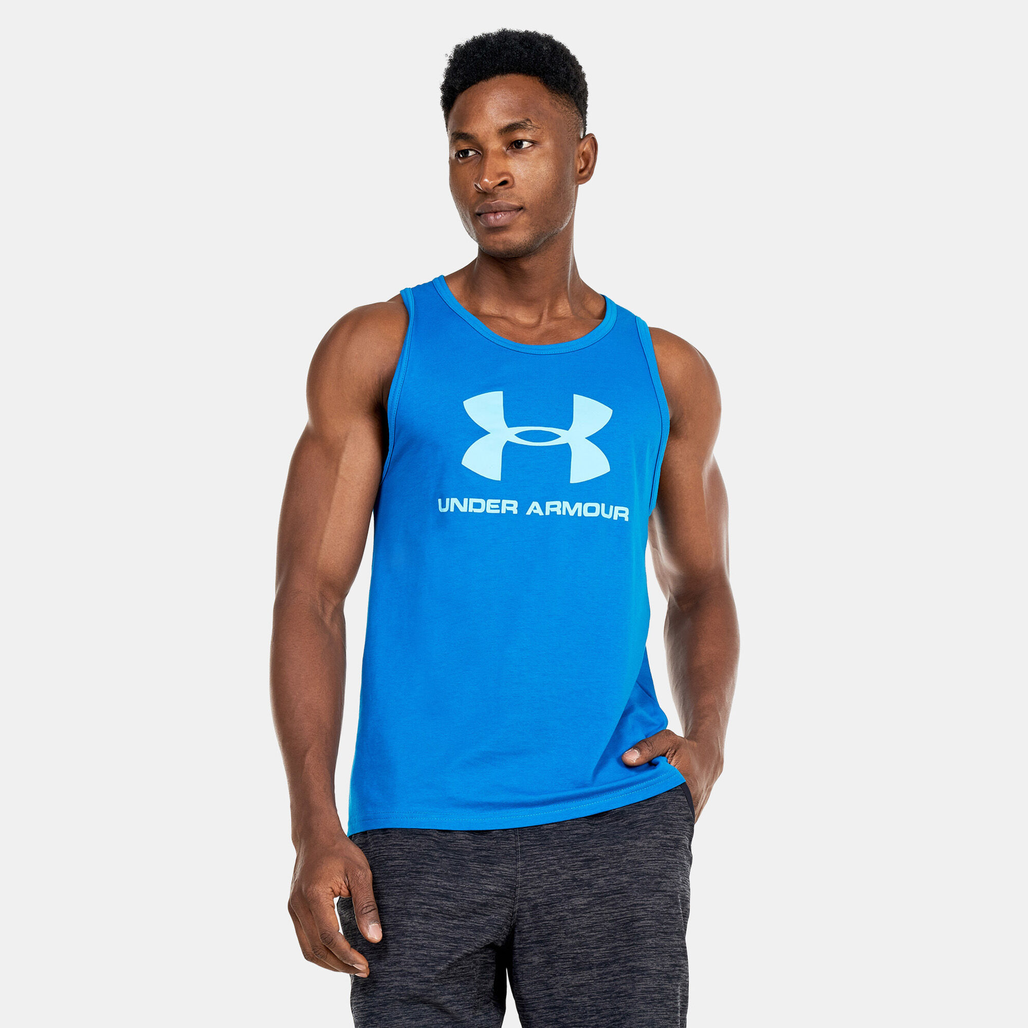 Under armour sportstyle logo tank on sale