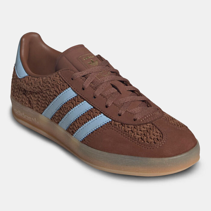 adidas Originals Women's Gazelle Indoor Shoes Brown image number 1