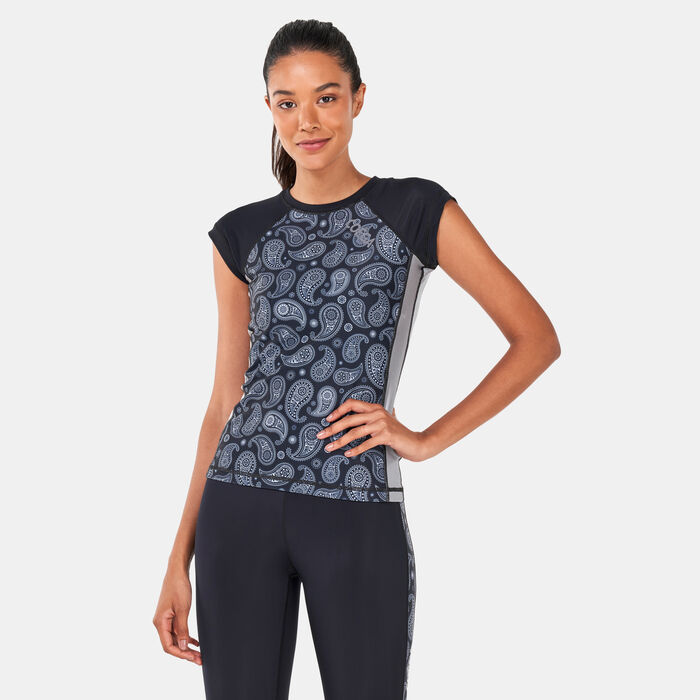 COEGA Women's Printed Rashguard Pink COEGA Women's Printed Rashguard Pink image number 0