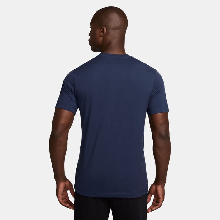 Jordan Men's Jumpman Crew T-Shirt Blue Jordan Men's Jumpman Crew T-Shirt Blue image number 1
