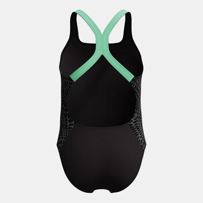 Speedo Kids' Powerback One-Piece Swimsuit Black Speedo Kids' Powerback One-Piece Swimsuit Black