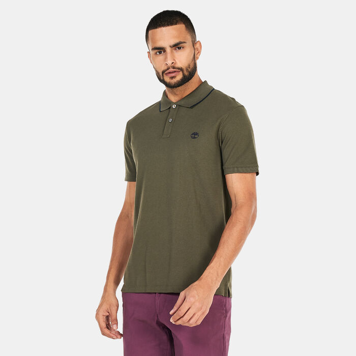 Timberland Men's Millers River Polo Shirt Green Timberland Men's Millers River Polo Shirt Green image number 0
