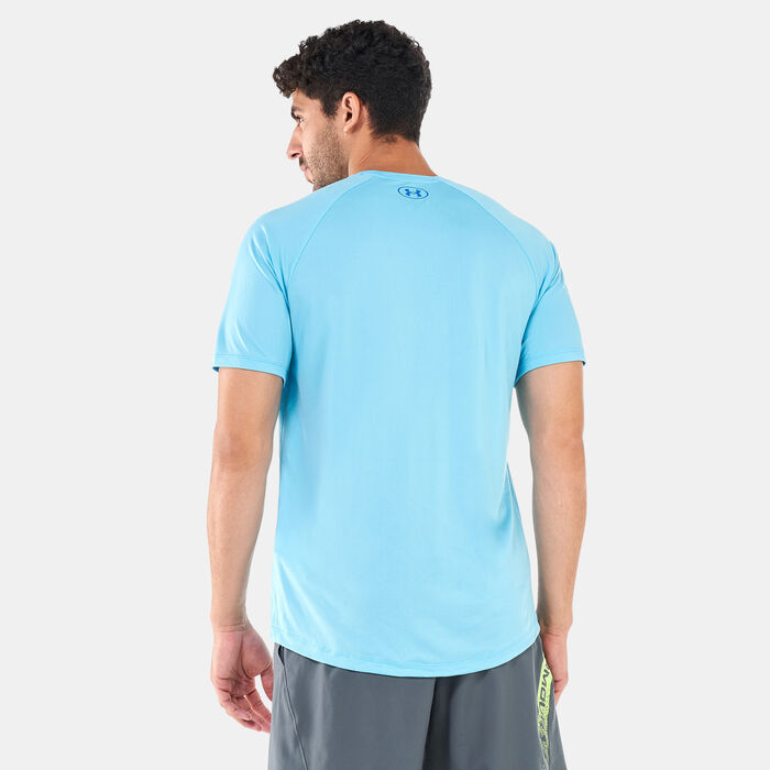 Under Armour Men's UA Tech 2.0 Wordmark T-Shirt Grey Under Armour Men's UA Tech 2.0 Wordmark T-Shirt Grey image number 1