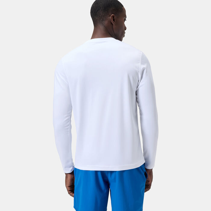 Speedo Men's Swimming T-Shirt White image number 1