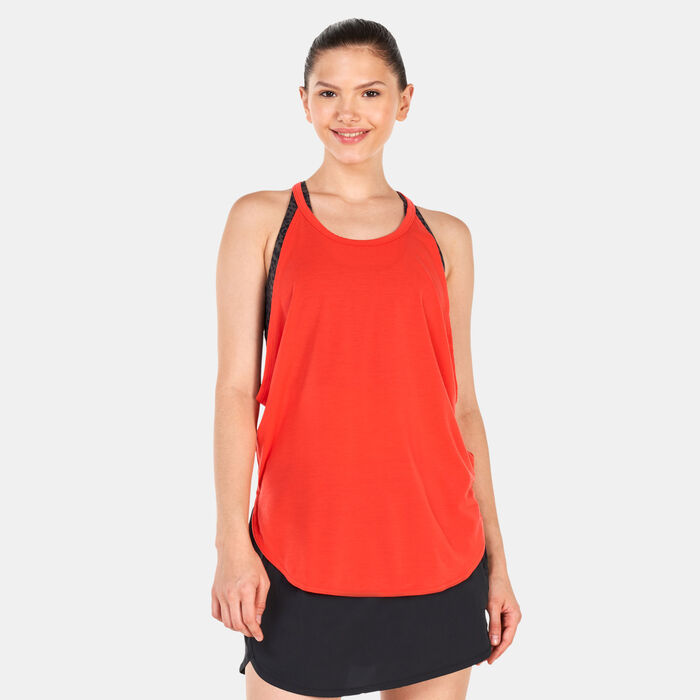 prAna Women's Lunar Glow Tank Top Red prAna Women's Lunar Glow Tank Top Red image number 0